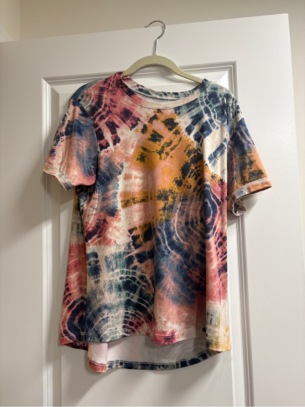 Prince Peter Collection Tie-Dye Tee in Navy, Pink, Mustard, Cream